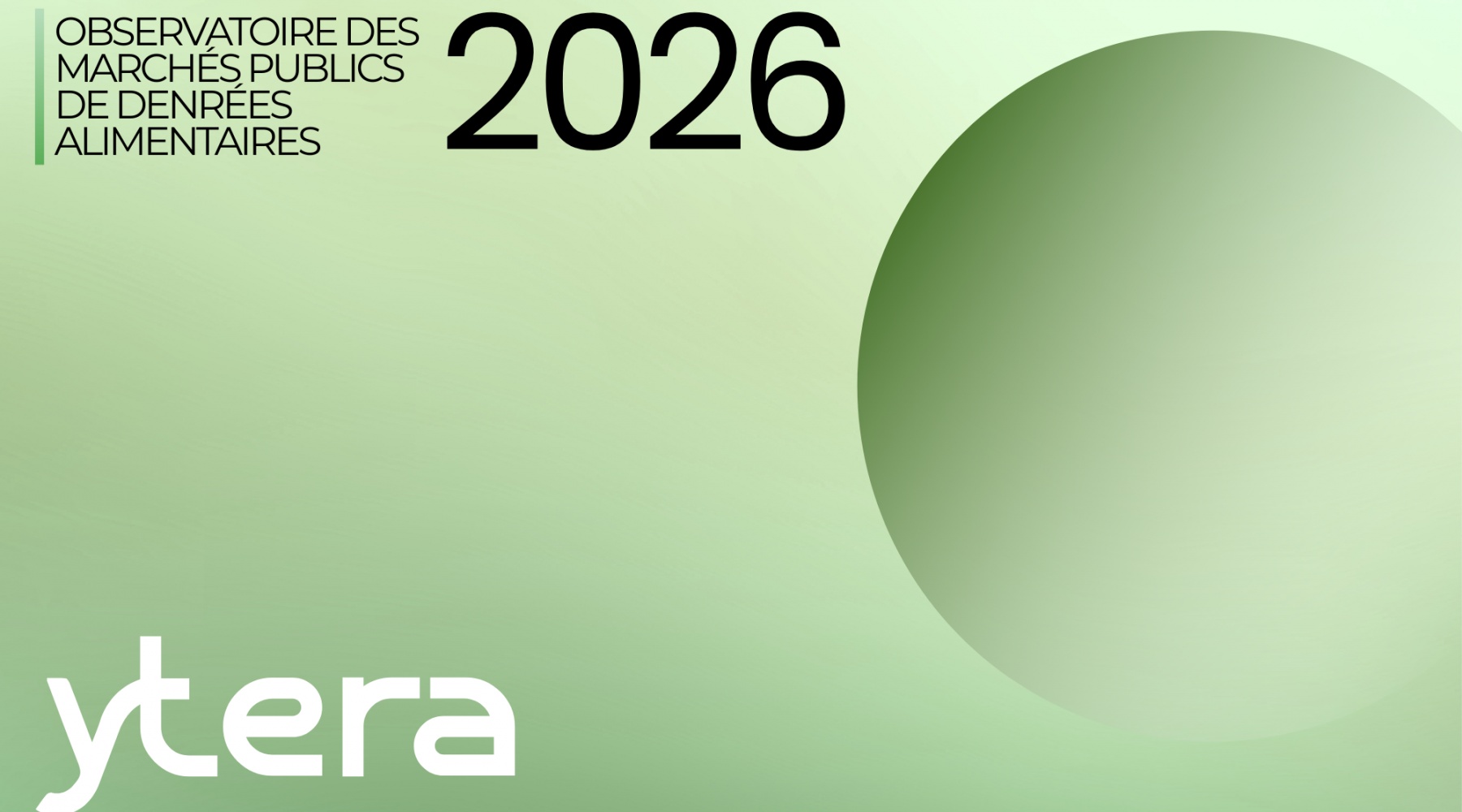 Observatoire des marchés publics de denrées alimentaires – Rapport 2026