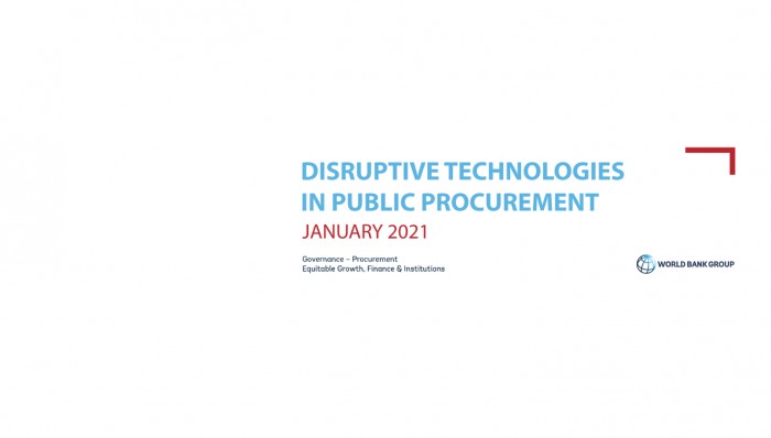 Disruptive technologies in Public Procurement